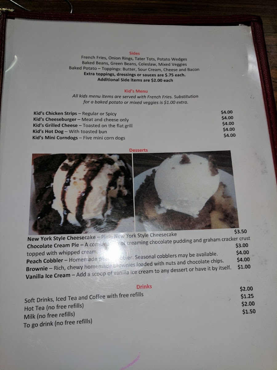 Franklin Steak House Photo Menu 8