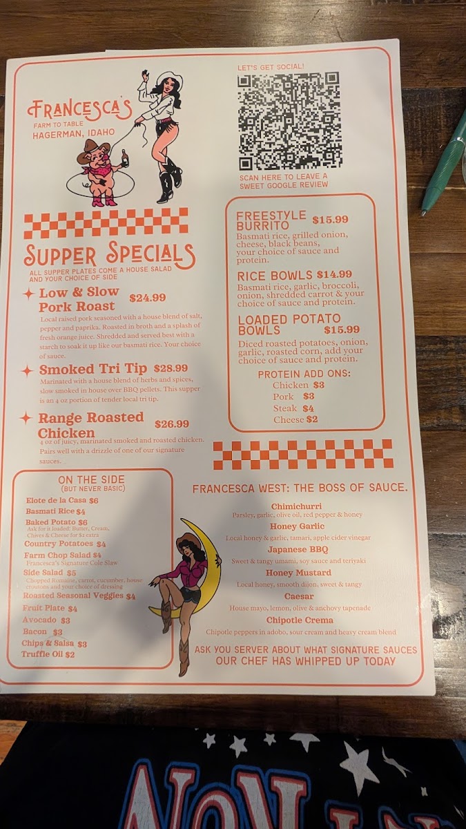 Francesca's Wine & Dine Photo Menu 7