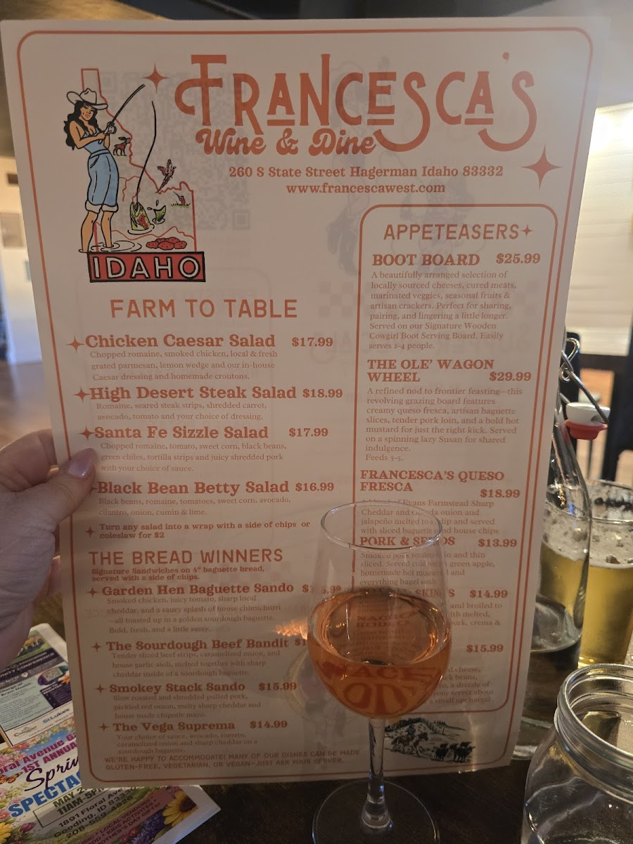Francesca's Wine & Dine Photo Menu 8