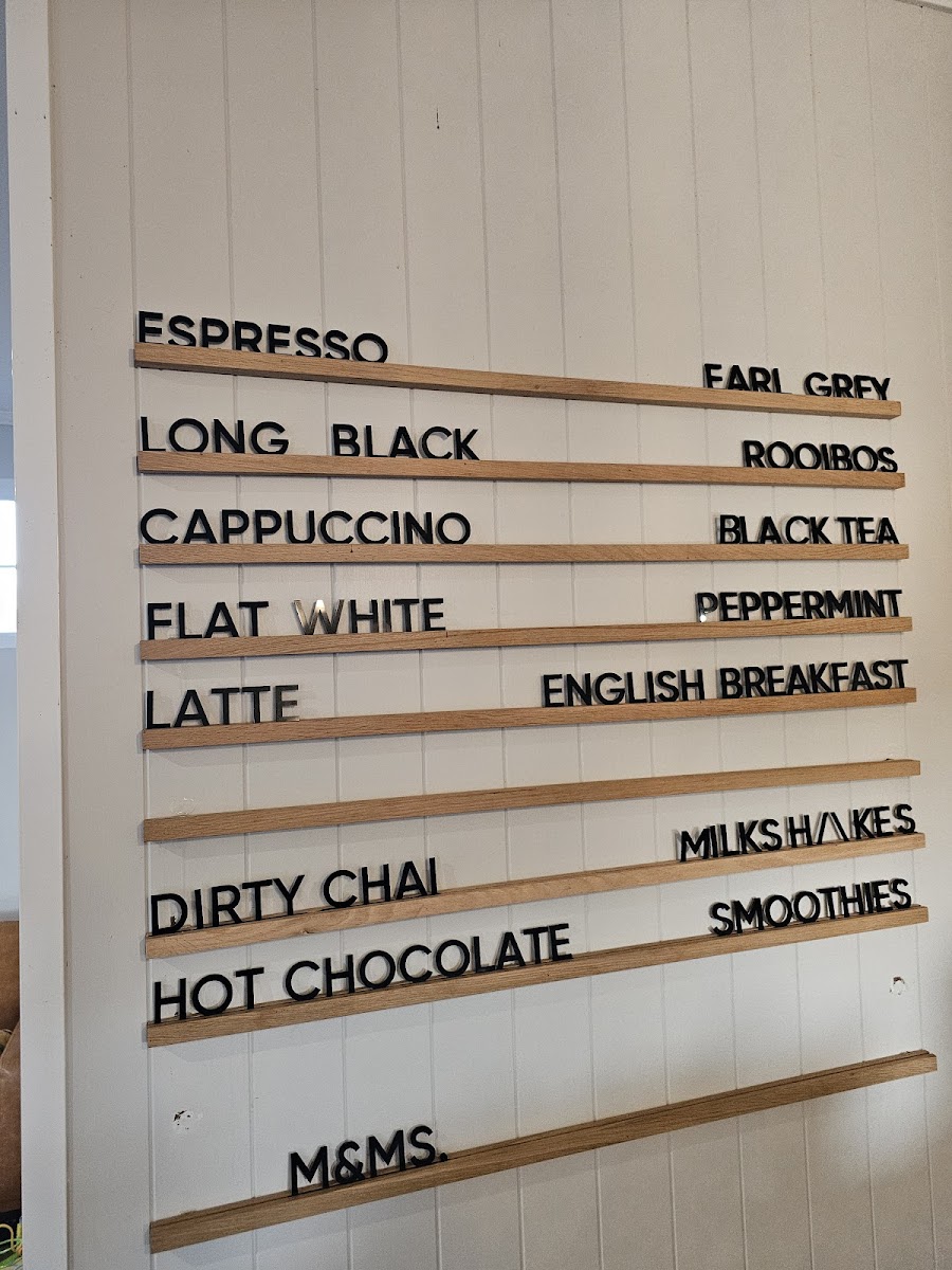 Mary and Martha's Coffee House Photo Menu 1