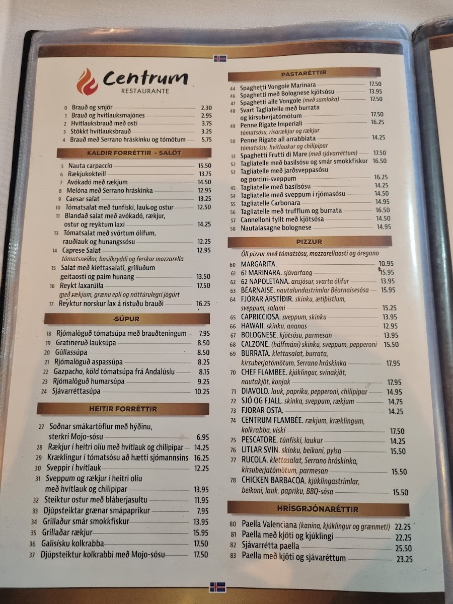 Bar Restaurante Centrum Photo Menu 2