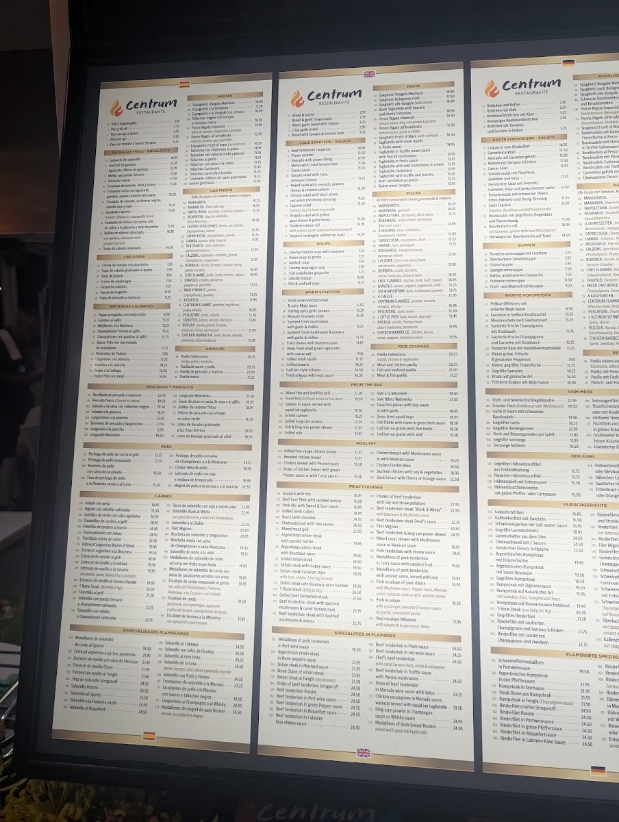 Bar Restaurante Centrum Photo Menu 5
