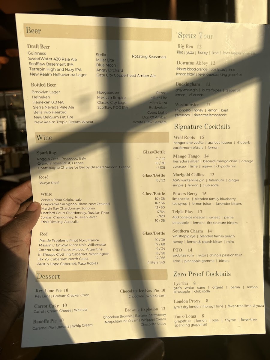 R & C Kitchen Photo Menu 1