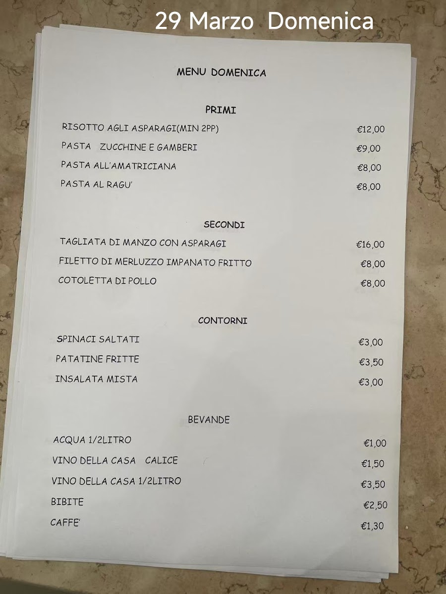 Osteria W pizzeria W Photo Menu 1