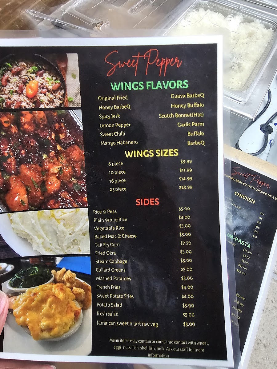 Sweet Pepper Caribbean American Restaurant Photo Menu 8