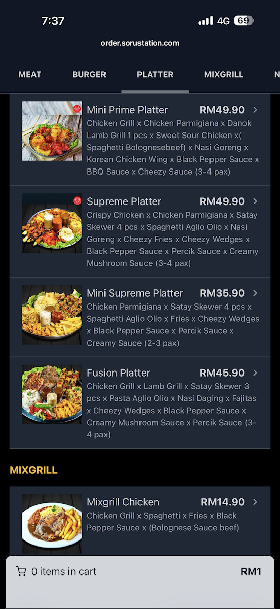 Soru Station Kota Damansara Photo Menu 4