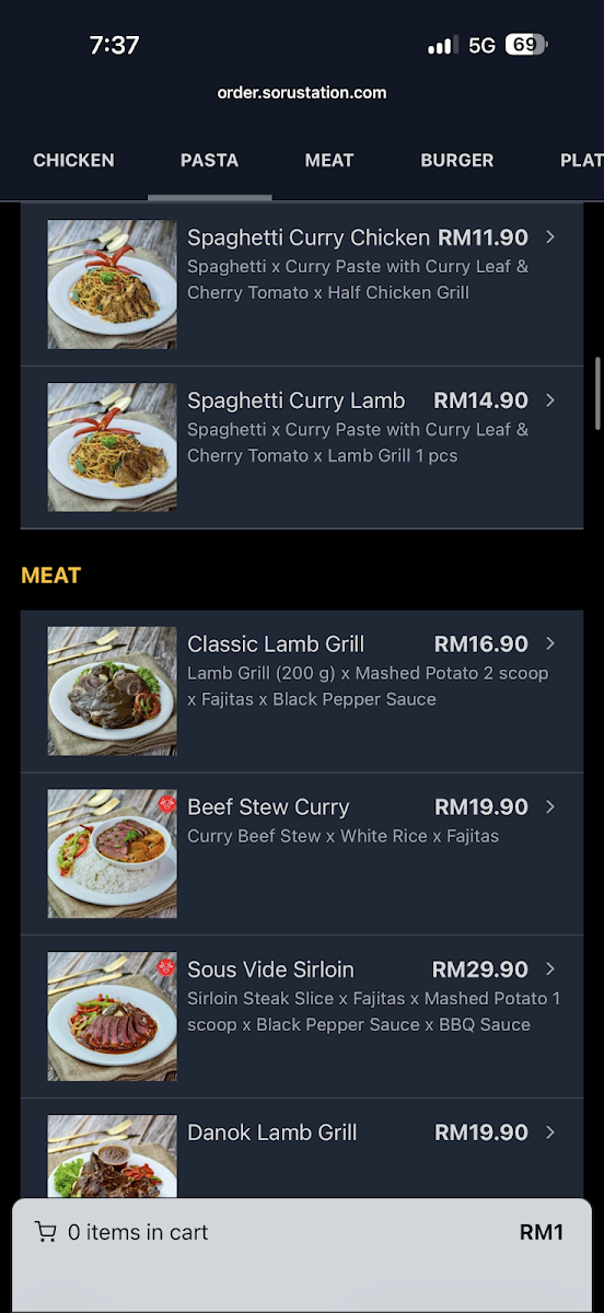 Soru Station Kota Damansara Photo Menu 9