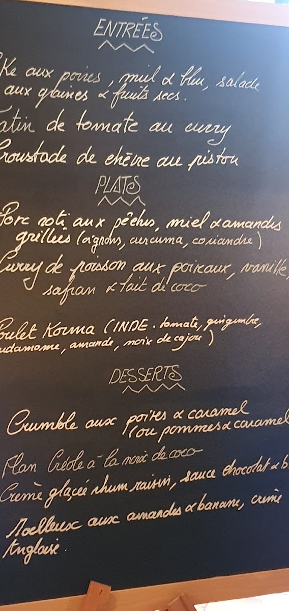 Le Gourmandisier Photo Menu 8