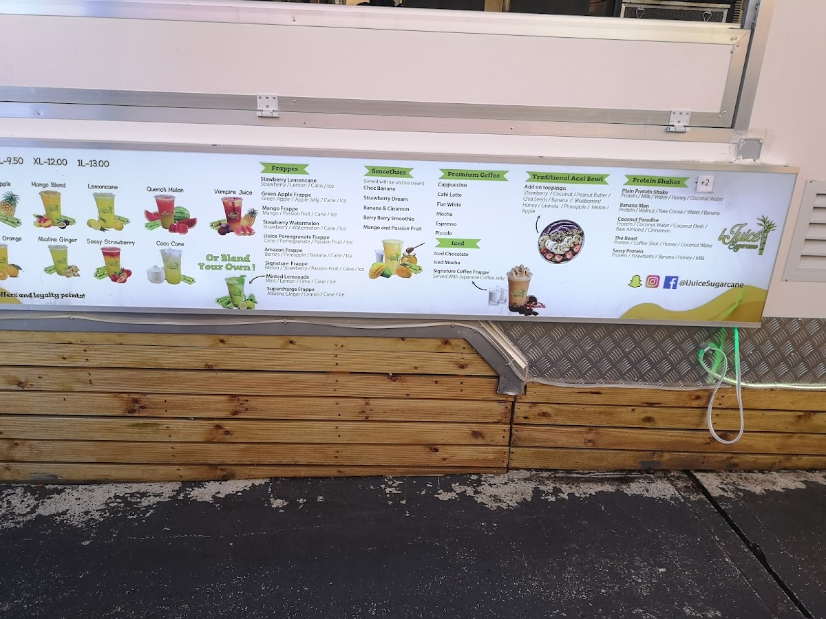 iJuice Sugarcane Photo Menu 8