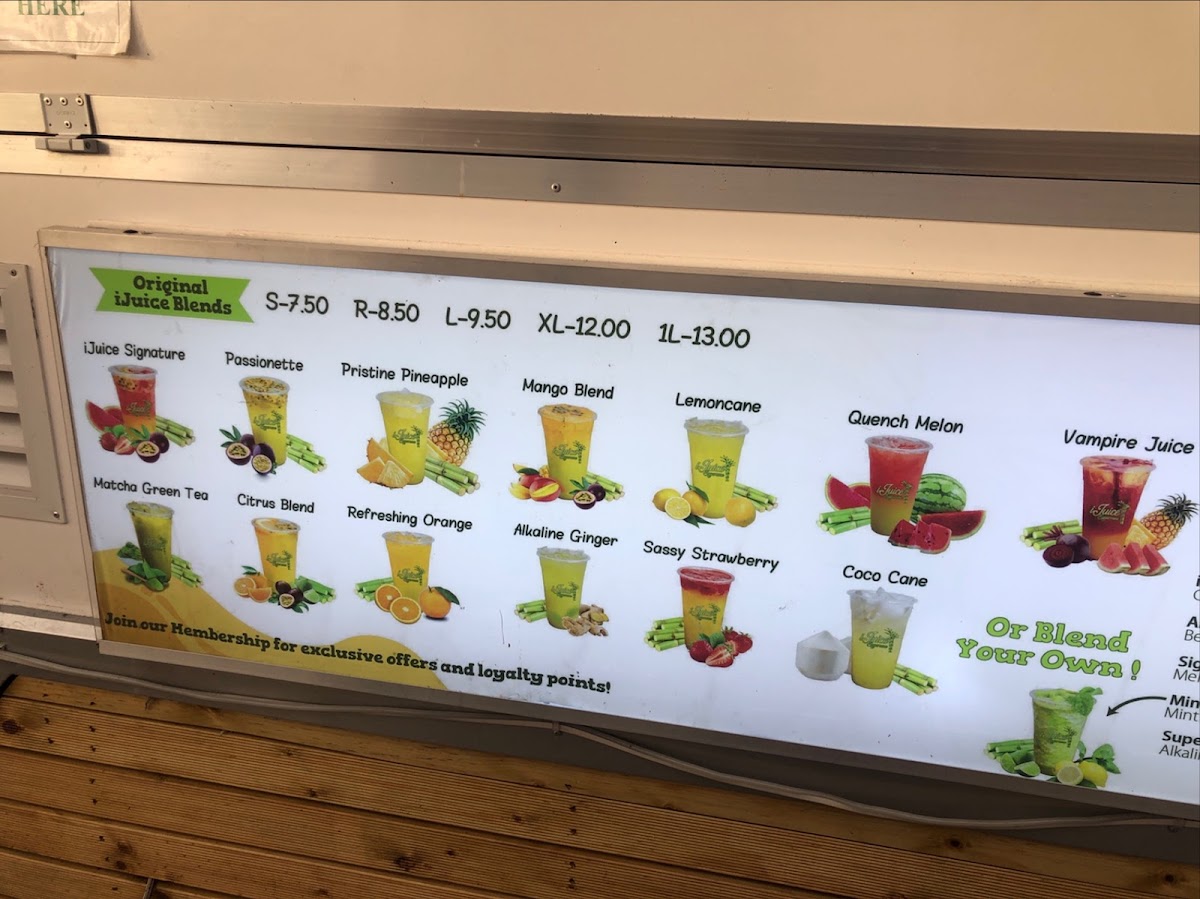 iJuice Sugarcane Photo Menu 9