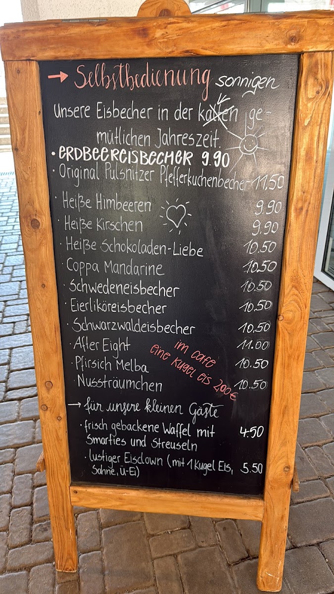 EISDIELE PFEFFERKUCHEN - Eis & Café am Schlossteich in Pulsnitz Photo Menu 2