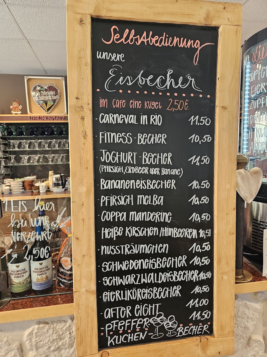 EISDIELE PFEFFERKUCHEN - Eis & Café am Schlossteich in Pulsnitz Photo Menu 3