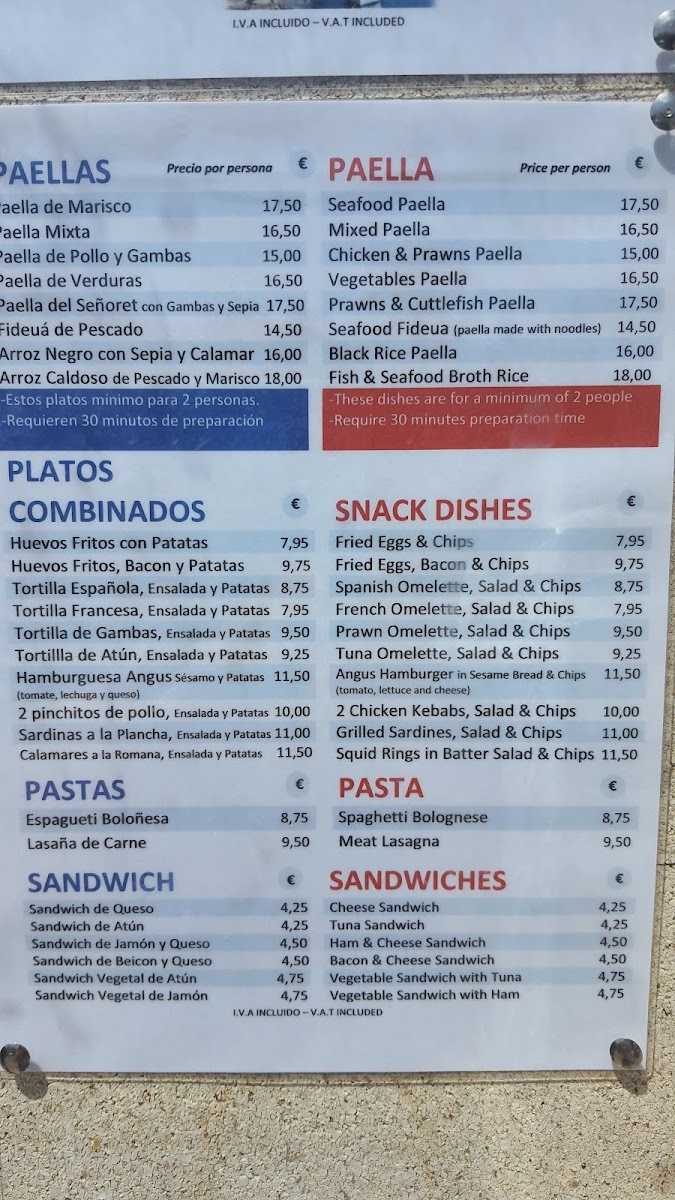 Piccolo Mundo Photo Menu 7
