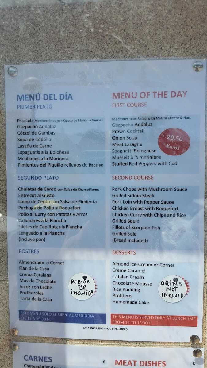 Piccolo Mundo Photo Menu 9