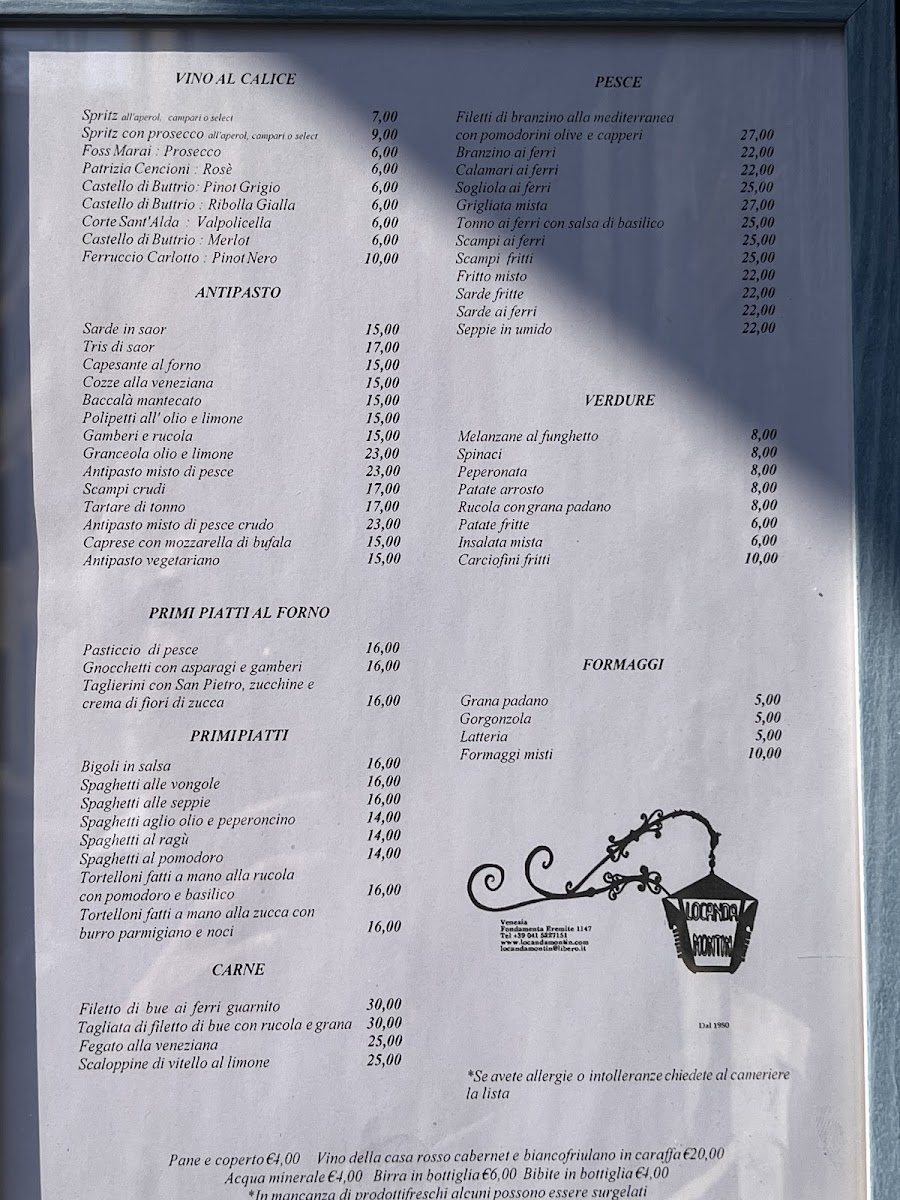 Antica Locanda Montin Photo Menu 8