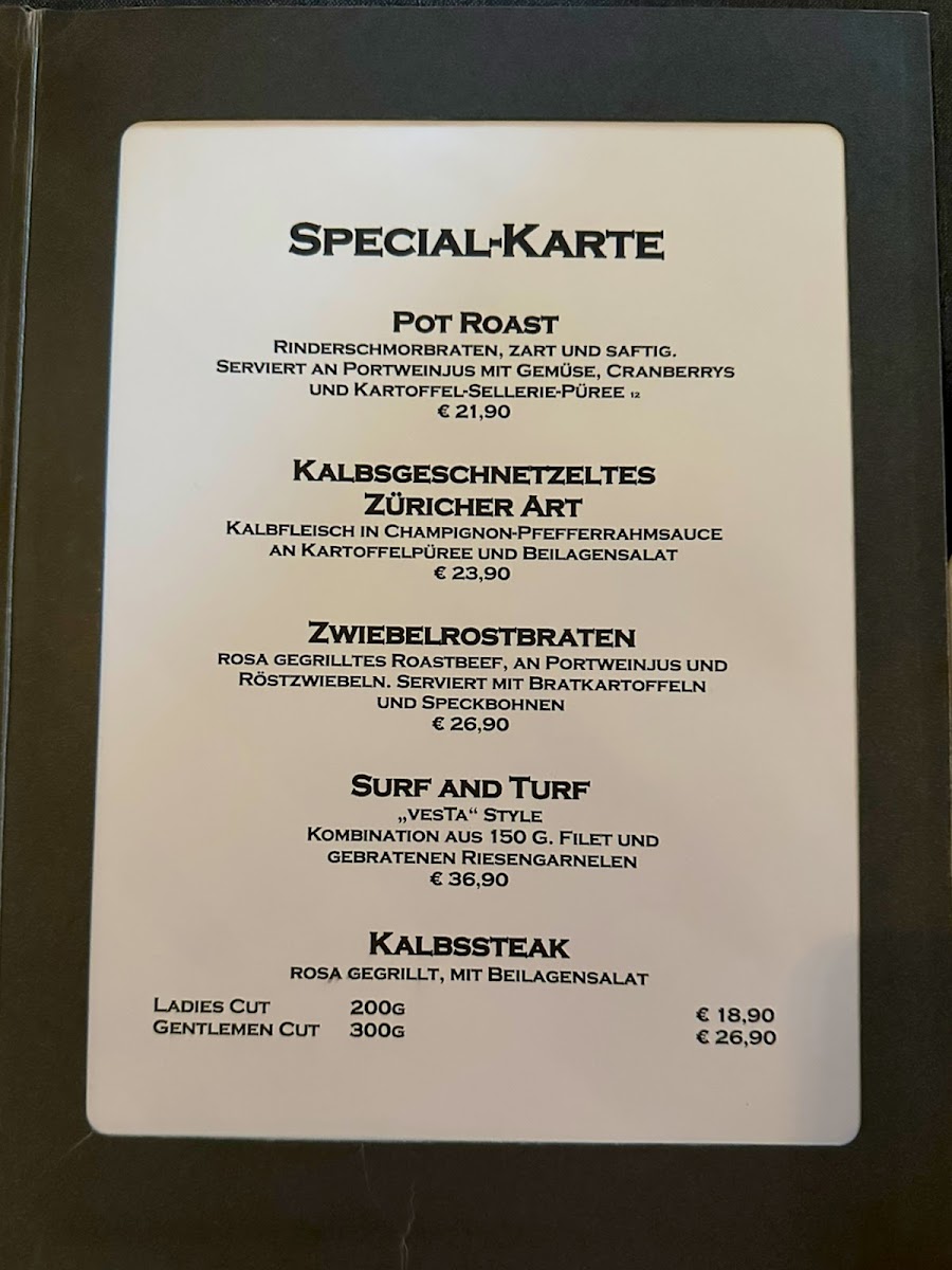 VesTa Grillhouse & Ouzerie Bar Photo Menu 4