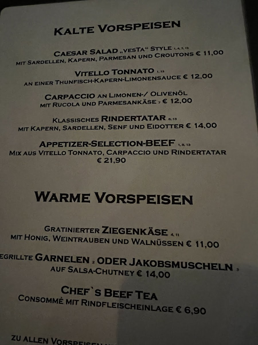 VesTa Grillhouse & Ouzerie Bar Photo Menu 7