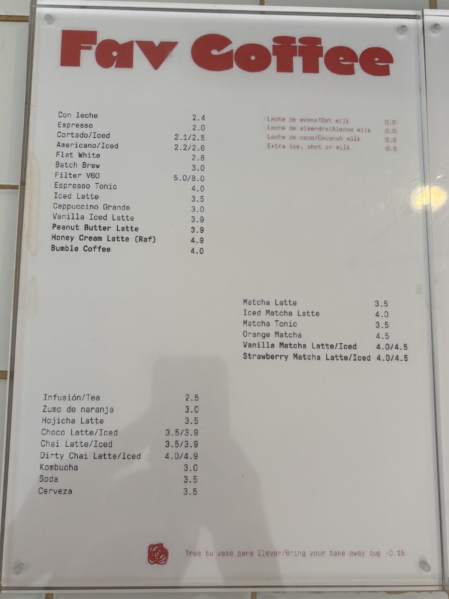 FAV COFFEE - Café de especialidad Photo Menu 9