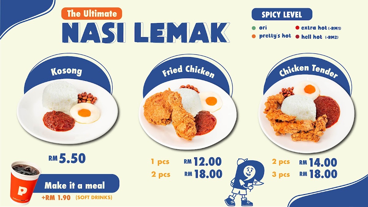 Pretty's Hot Chicken Damansara Uptown Photo Menu 3