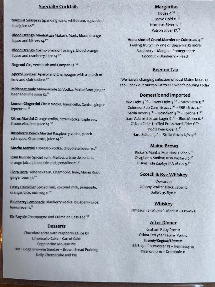 Nautilus Seafood & Grill Photo Menu 7