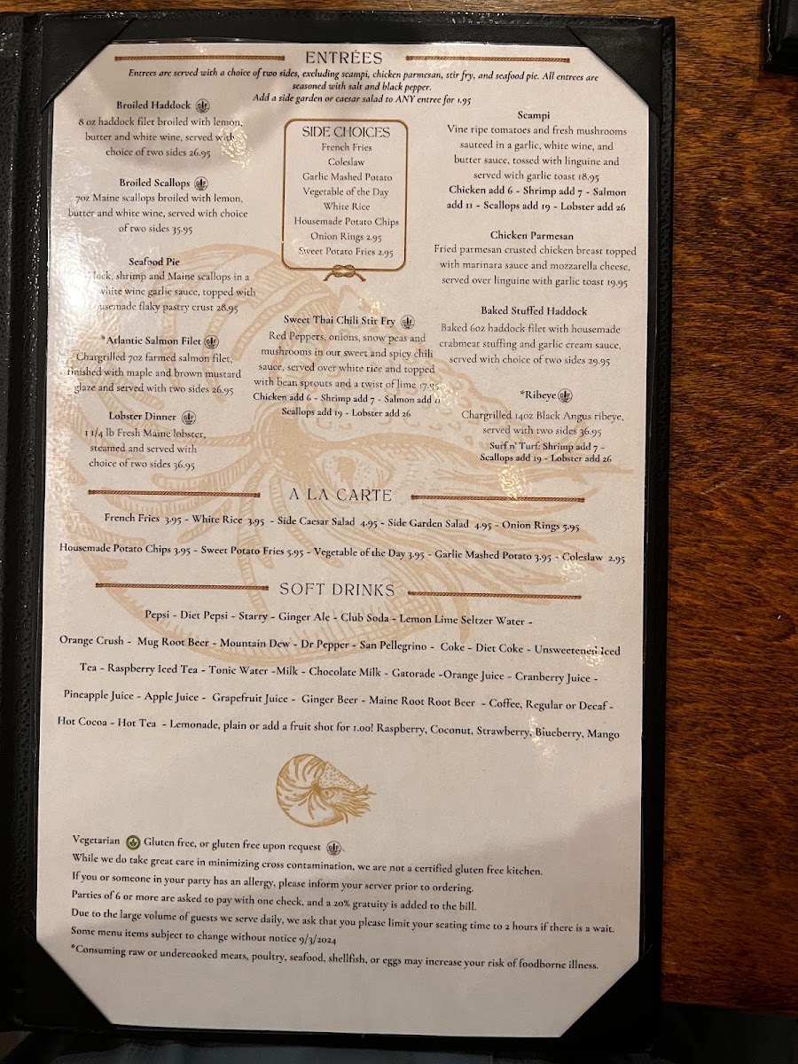 Nautilus Seafood & Grill Photo Menu 9