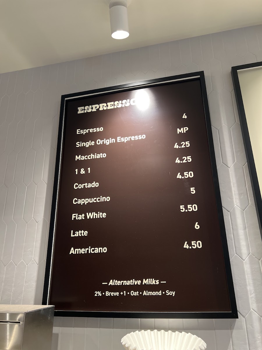 Venture Coffee Photo Menu 4