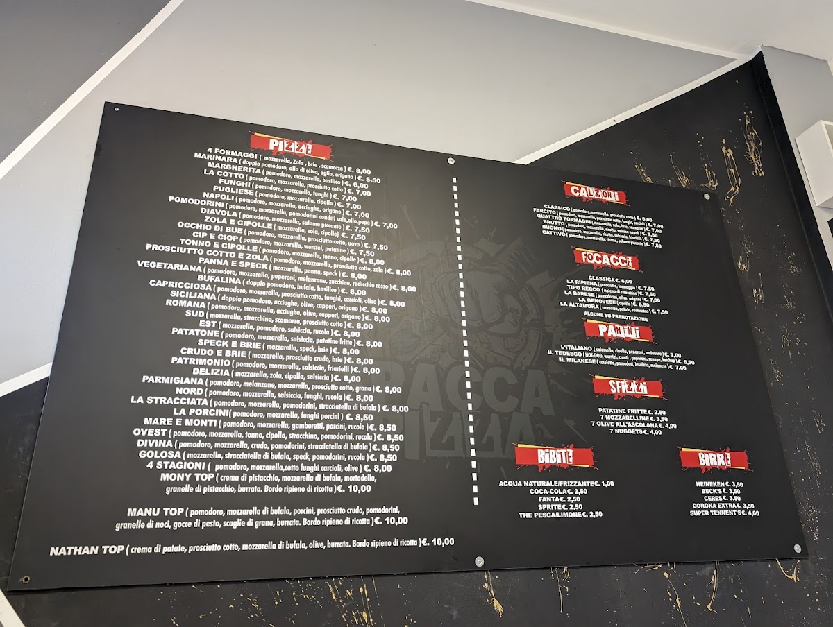 SpaccaPizza Photo Menu 1