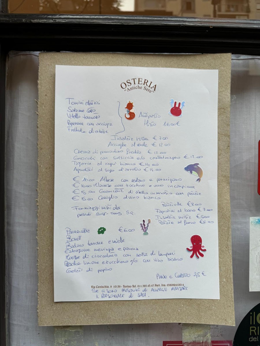 Antiche Sere Photo Menu 10