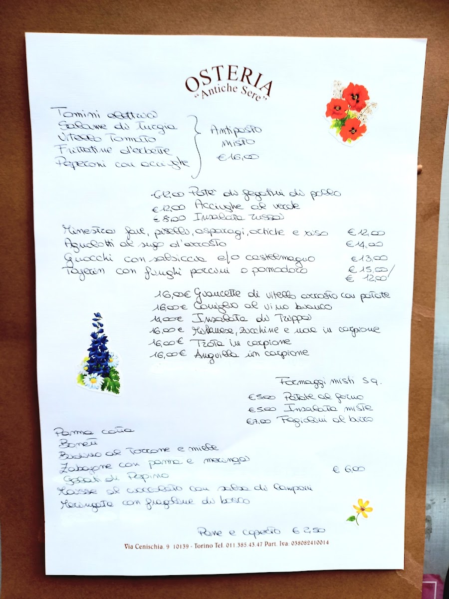 Antiche Sere Photo Menu 4