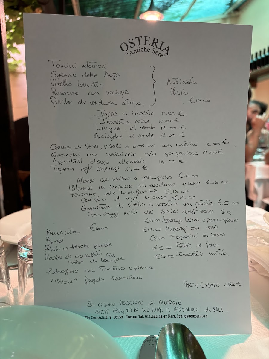 Antiche Sere Photo Menu 8