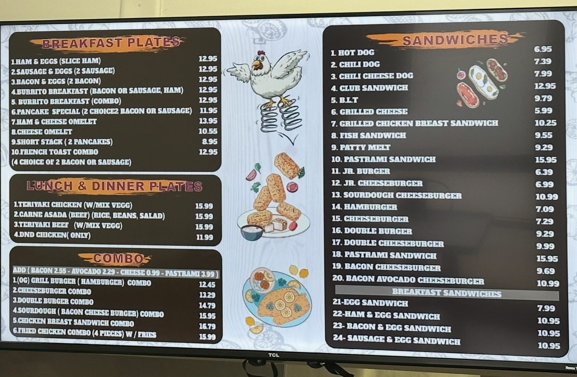 DIP N DINE Photo Menu 2