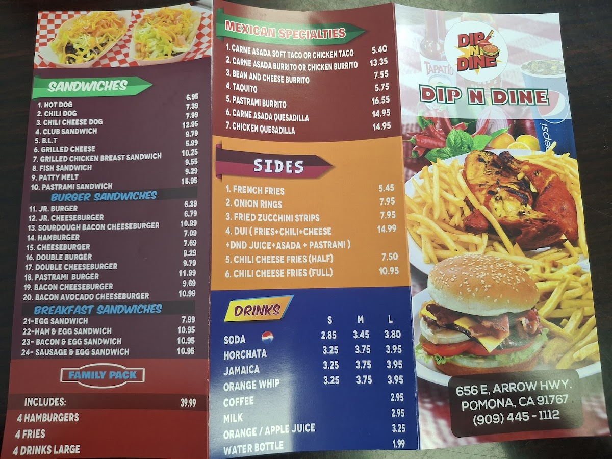 DIP N DINE Photo Menu 6