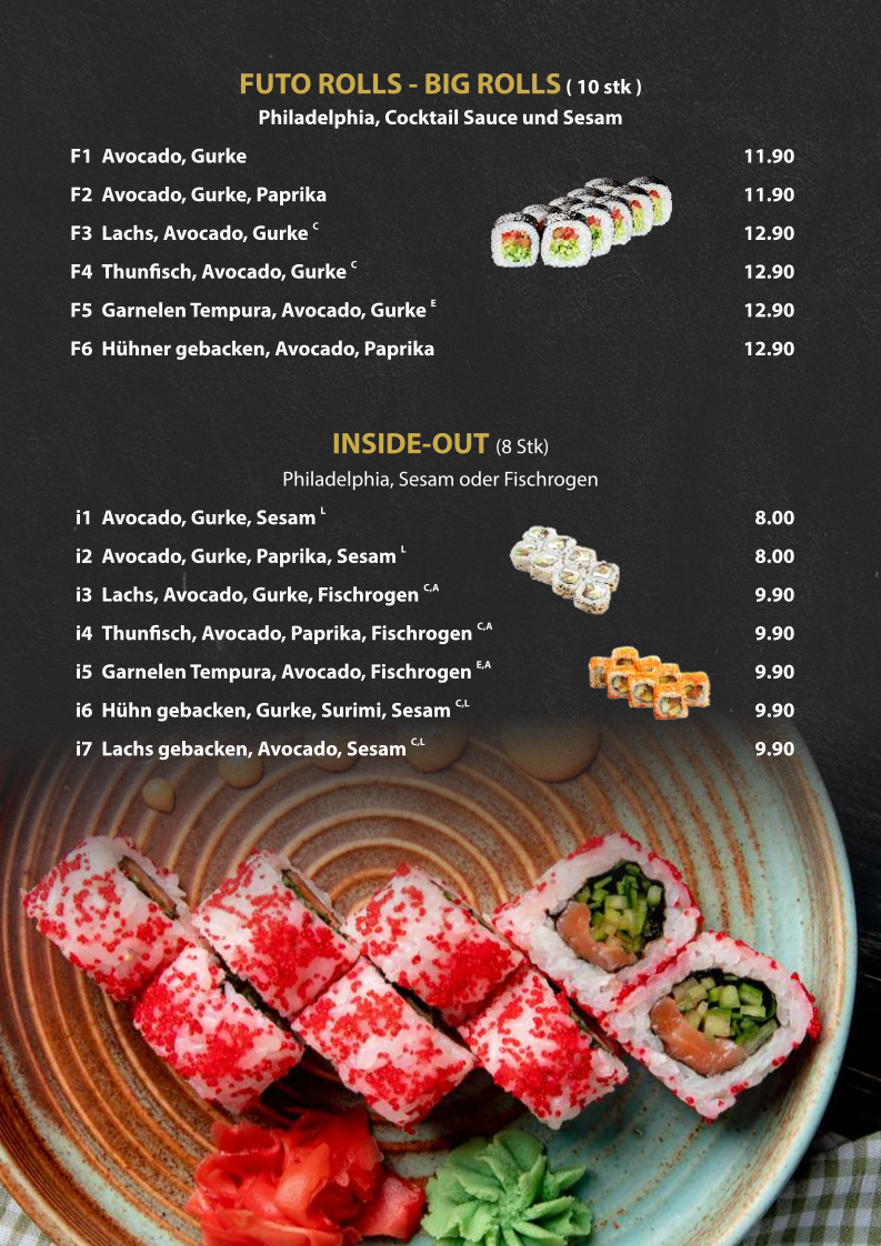 Vietnam Quan Asian Kitchen & Sushi Photo Menu 2