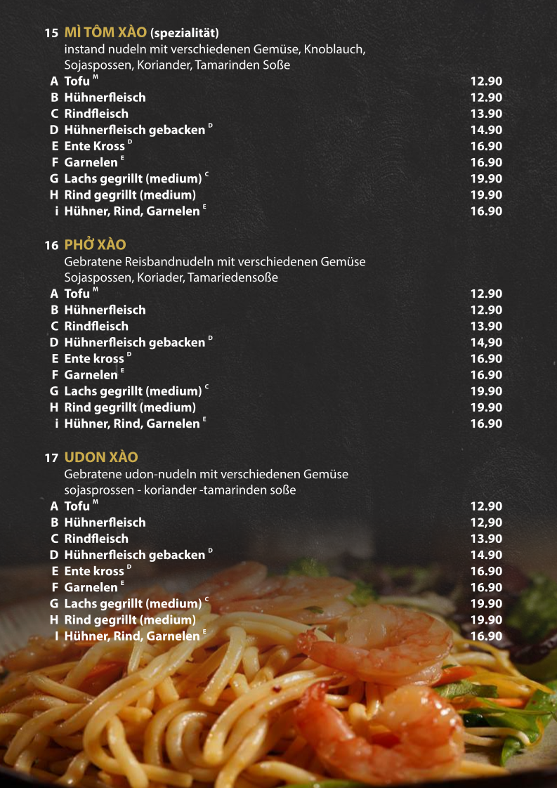 Vietnam Quan Asian Kitchen & Sushi Photo Menu 5
