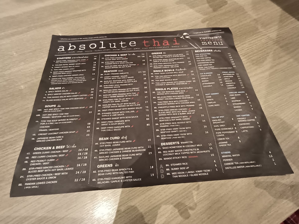 Absolute Thai Sunway Big Box Photo Menu 1