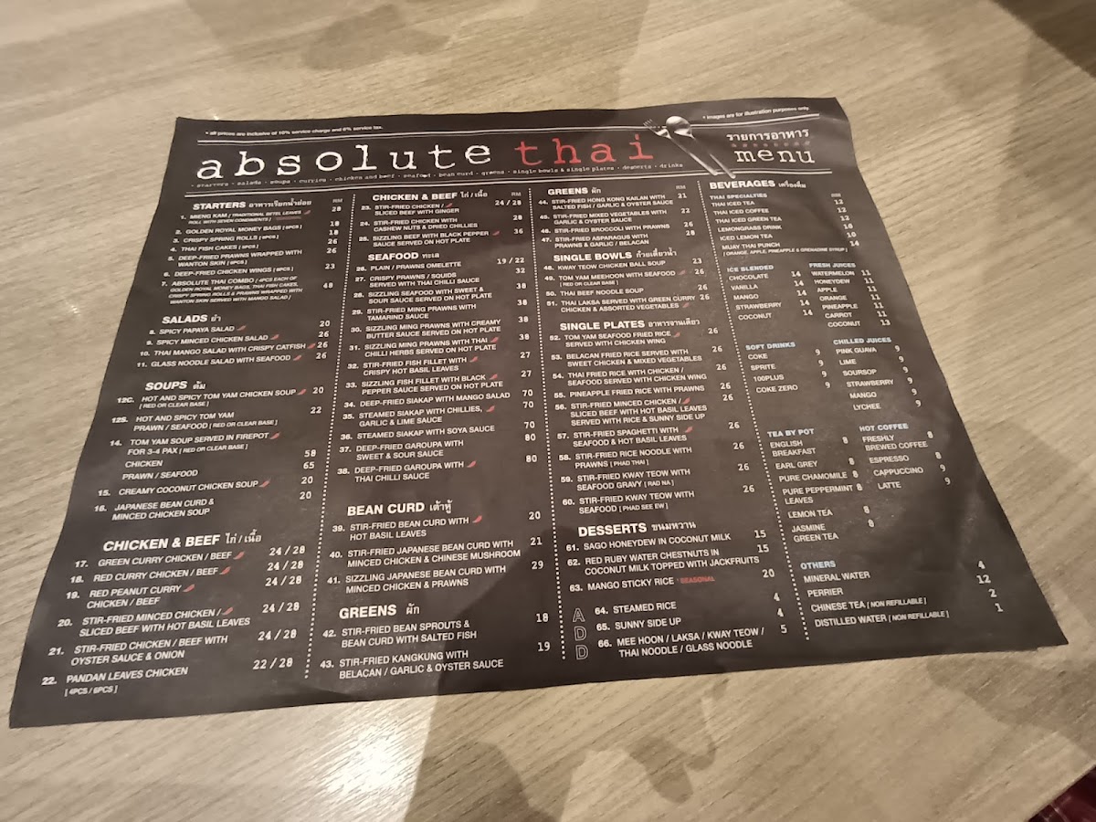 Absolute Thai Sunway Big Box Photo Menu 2