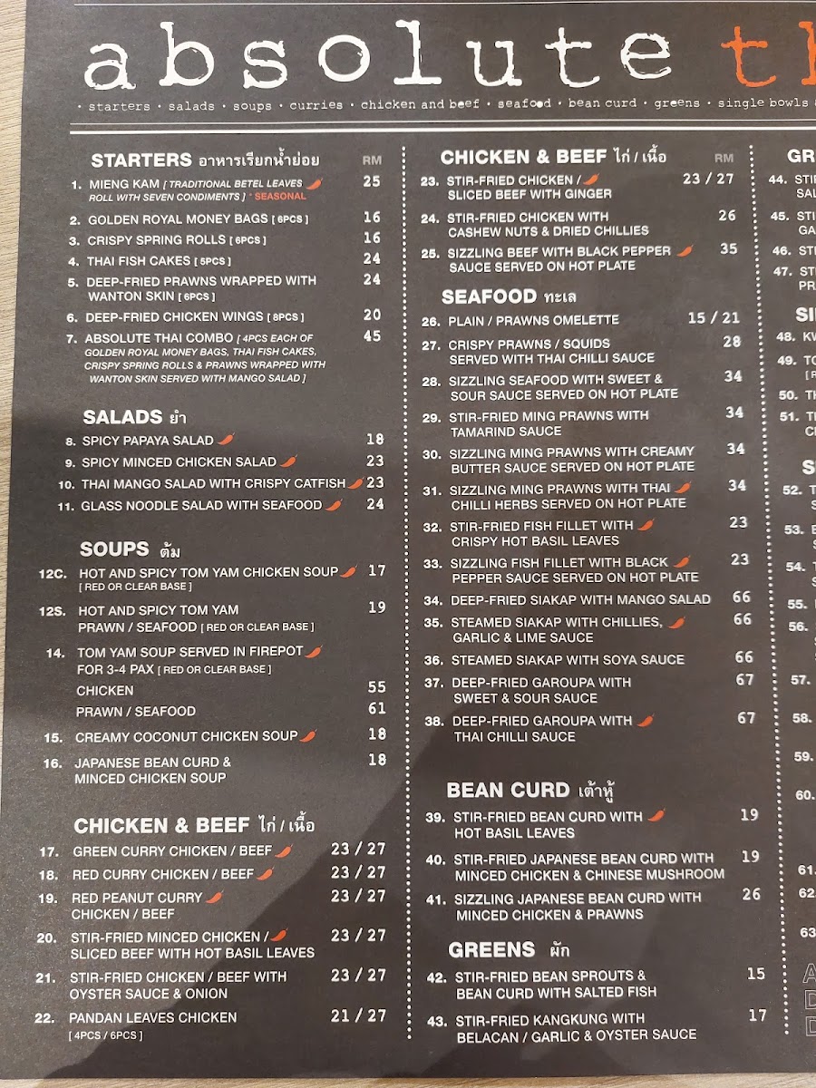 Absolute Thai Sunway Big Box Photo Menu 7