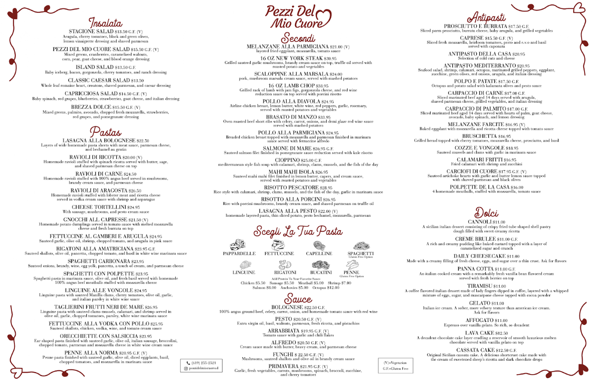 Pezzi del mio Cuore Photo Menu 1
