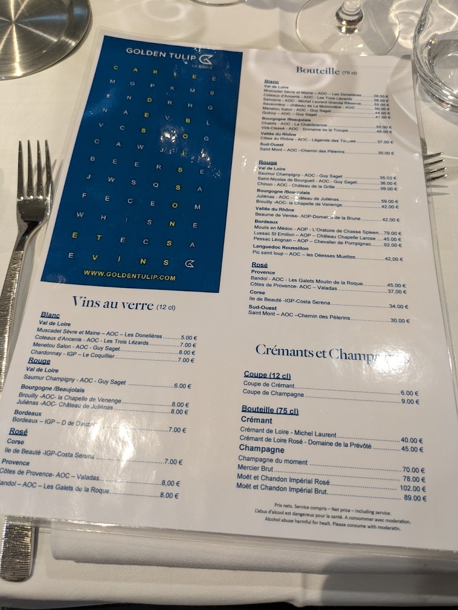 La Brasserie de La Baule Photo Menu 2