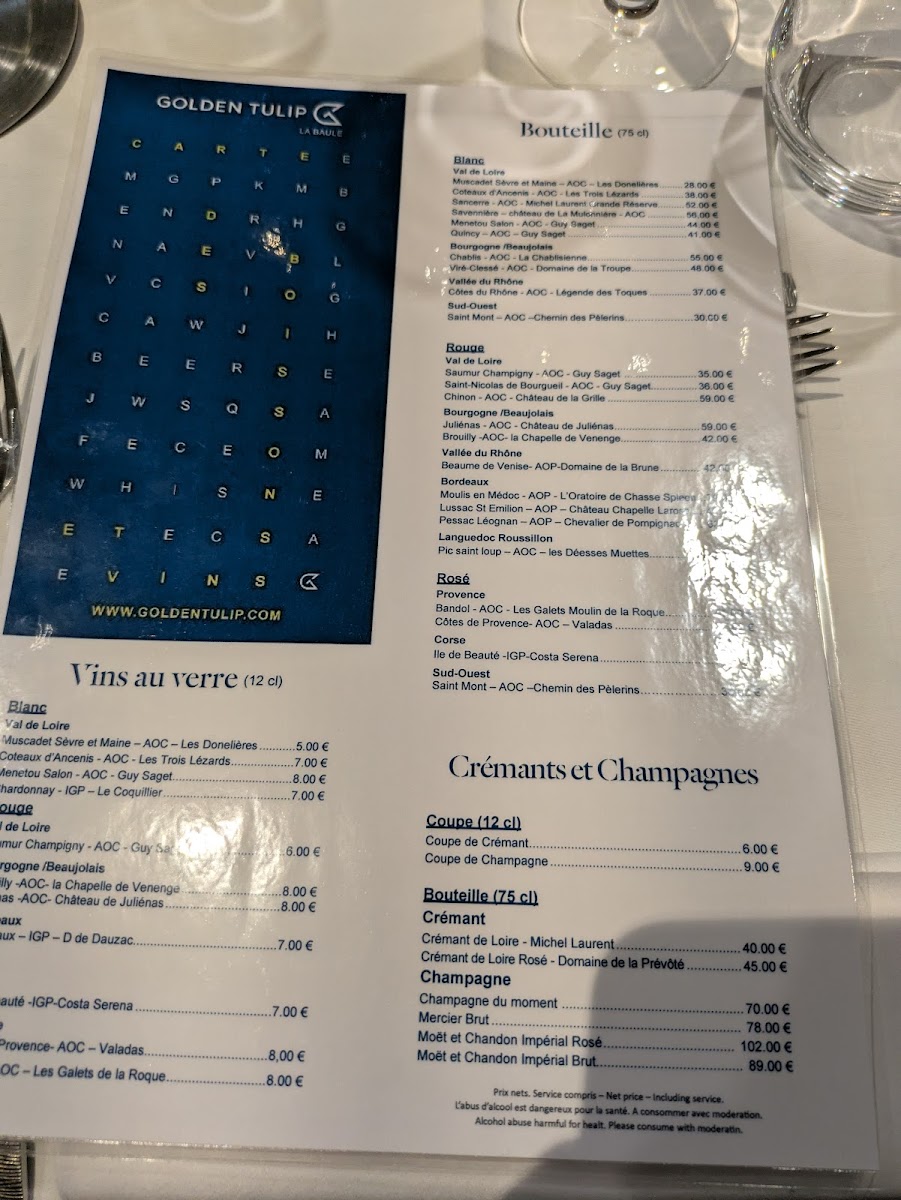 La Brasserie de La Baule Photo Menu 3