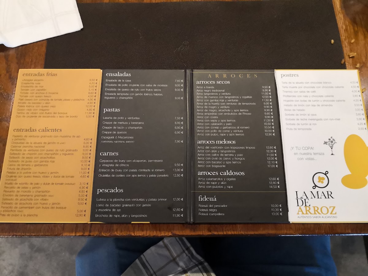 Restaurante La Mar de Arroz Photo Menu 10
