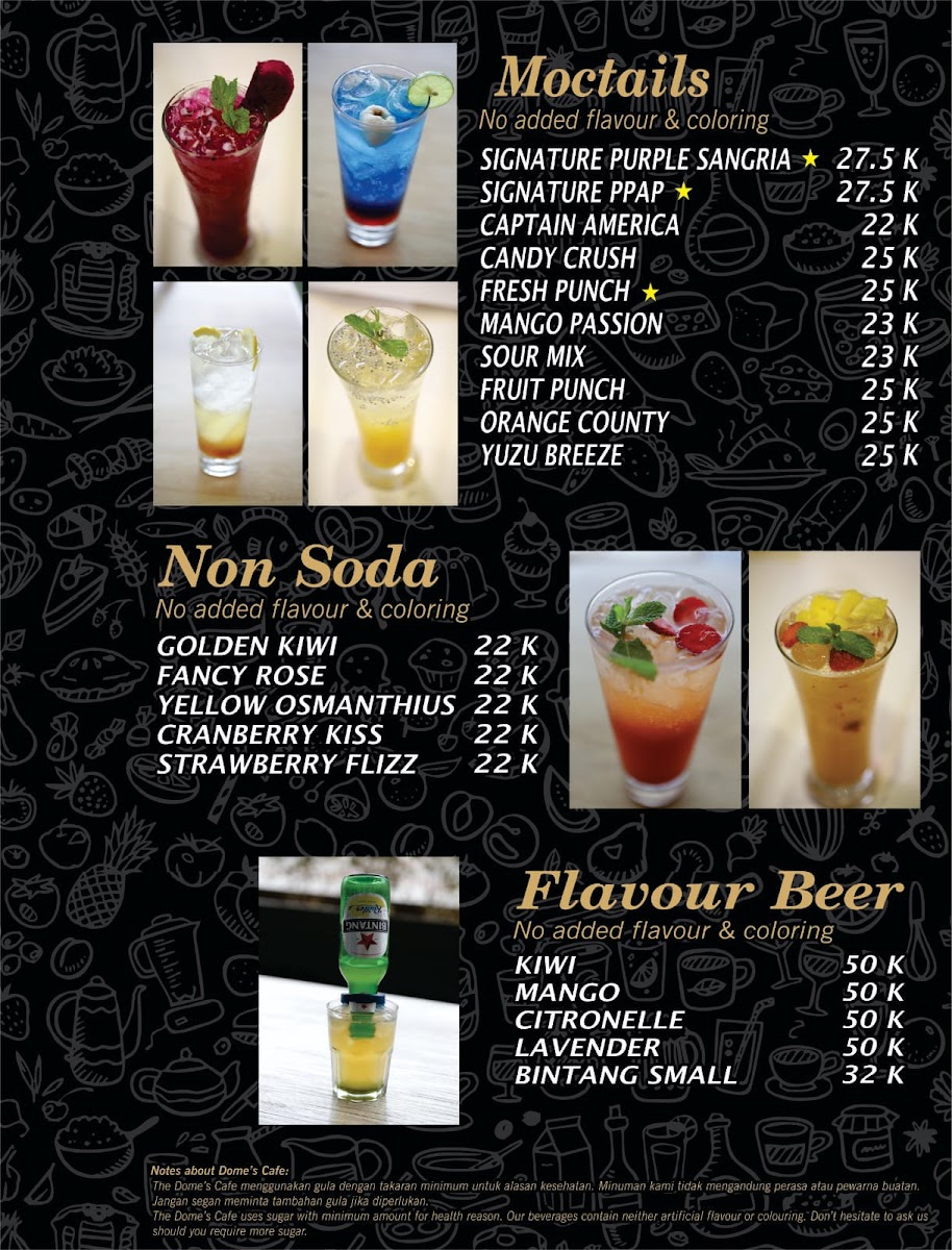 The DOME's Café & Resto Photo Menu 9