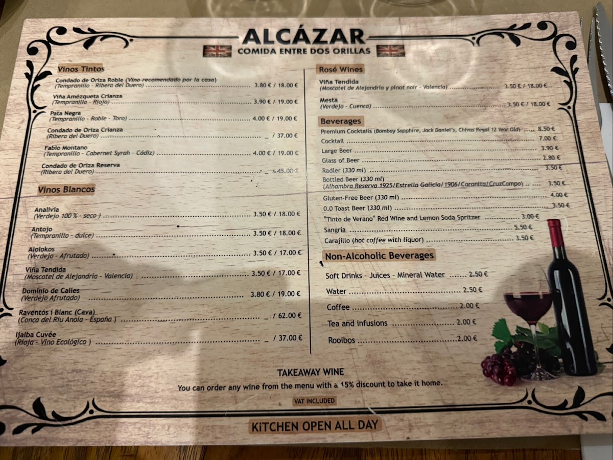 ALCÁZAR ANDALUSÍ TAPAS Photo Menu 10