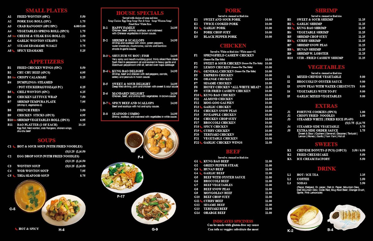 China Inn Restaurant Photo Menu 3