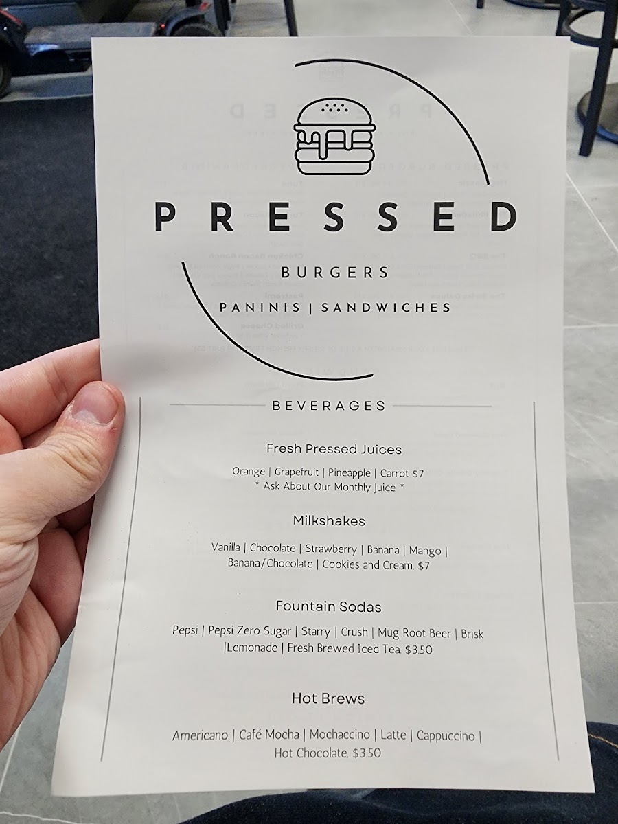 Pressed Restaurant Photo Menu 5