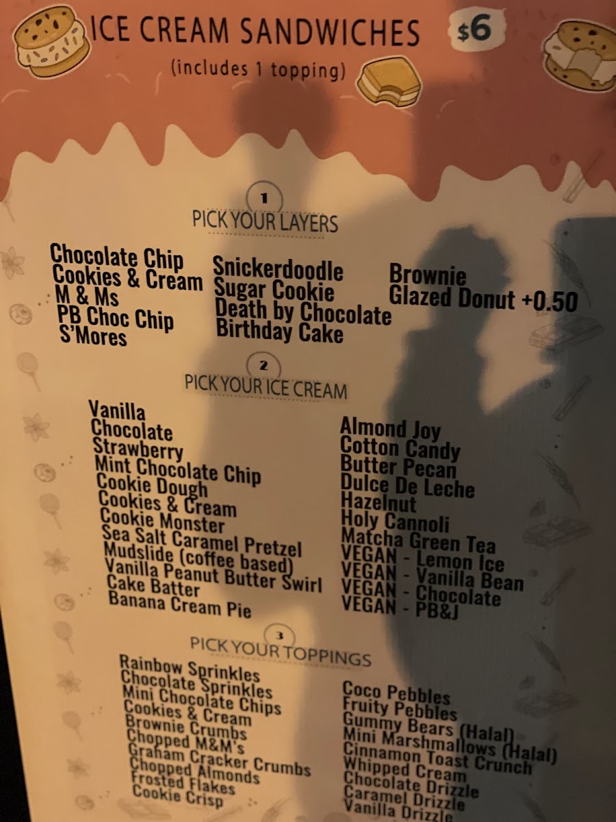 Stack Creamery Photo Menu 1