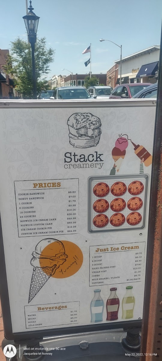 Stack Creamery Photo Menu 5