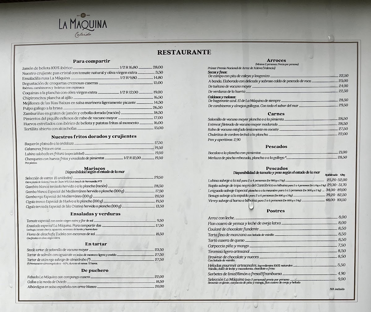 La Máquina Caleido Photo Menu 1