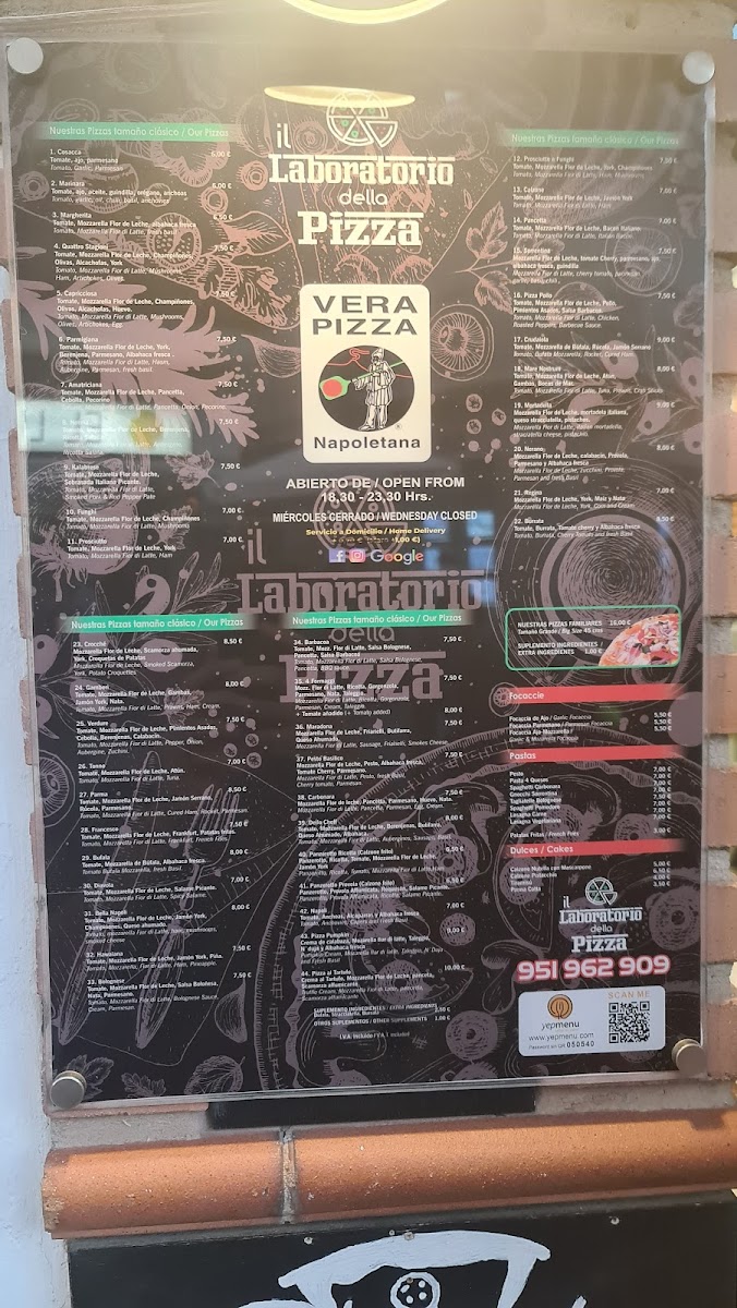 Il Laboratorio Della Pizza Photo Menu 3