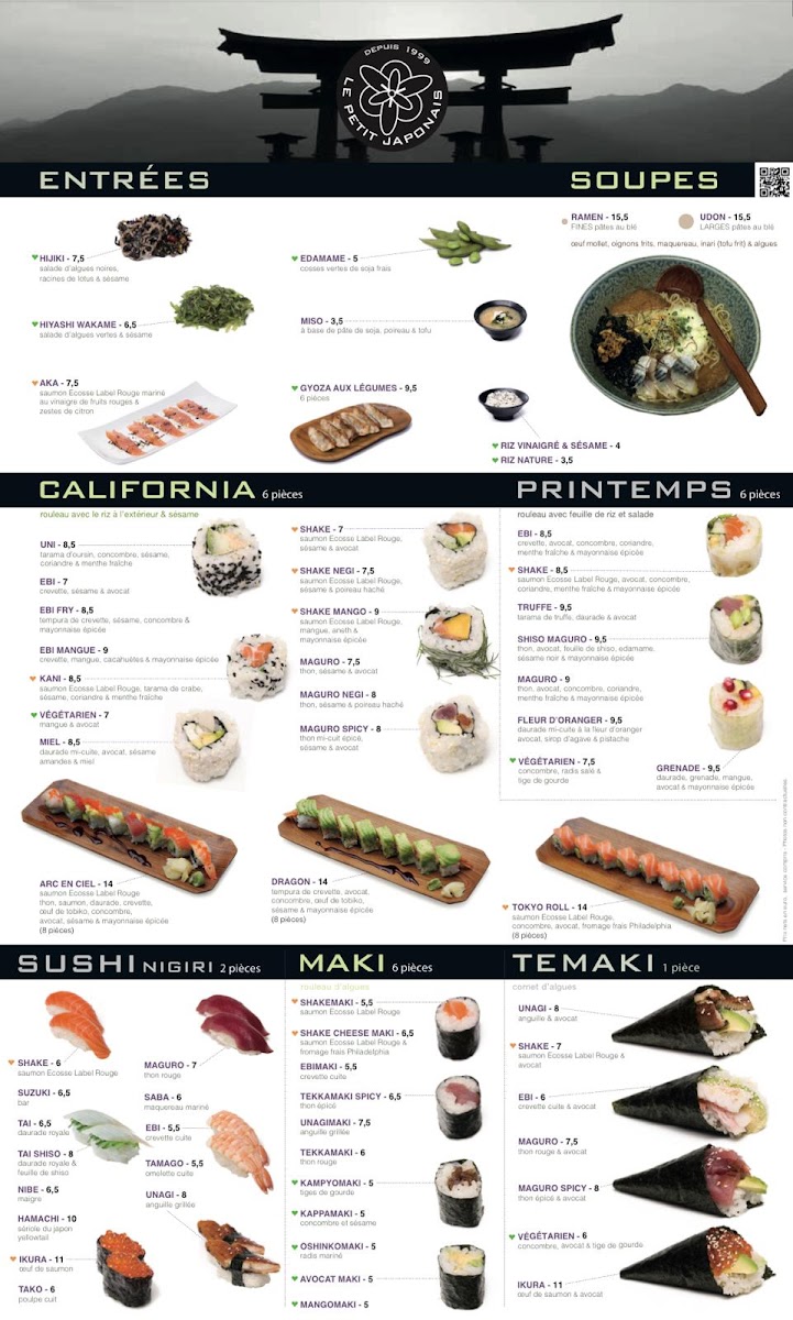 Le Petit Japonais Photo Menu 1